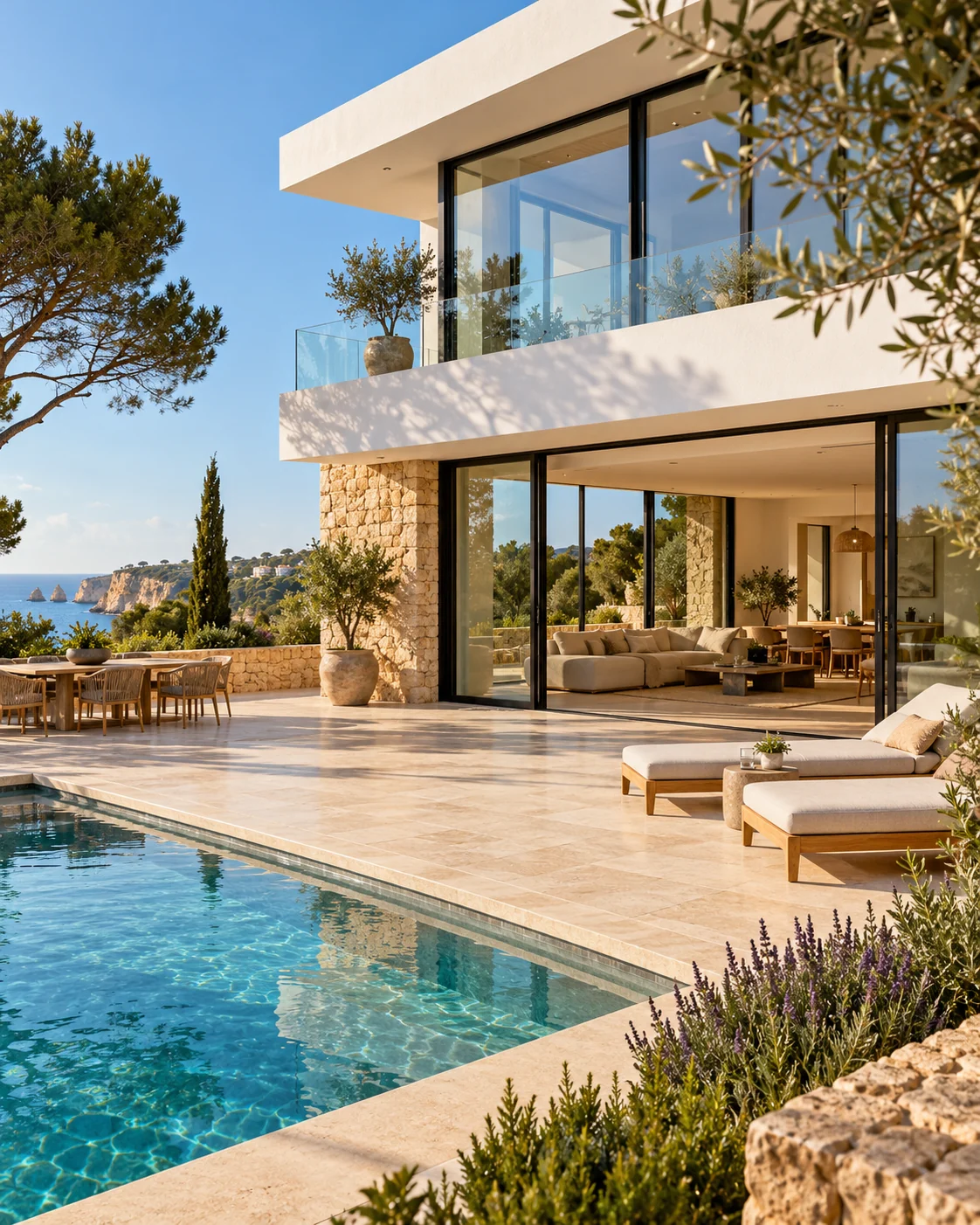 Villas & Private Homes – AI-generated imagery · illustrative, not client properties